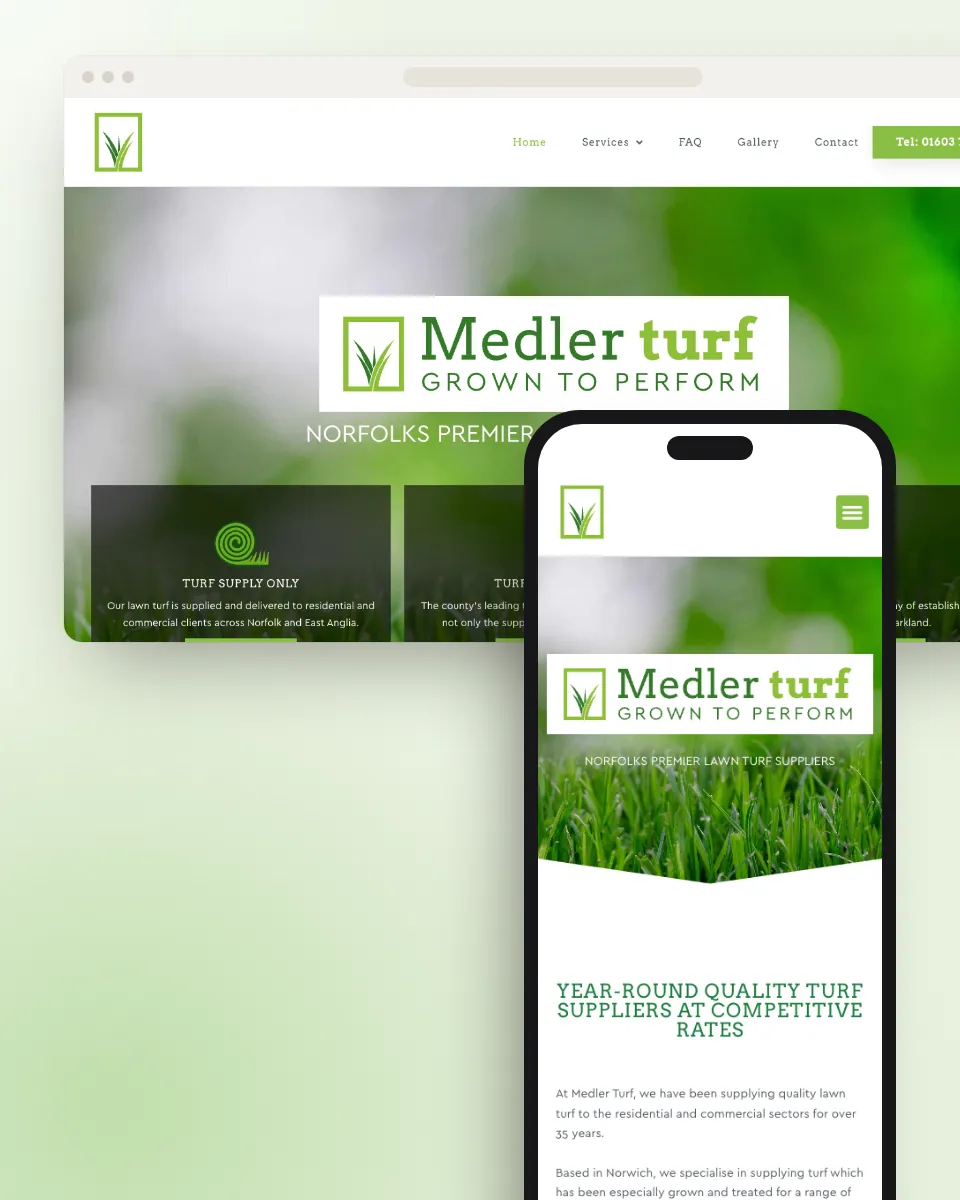 Medler Turf website